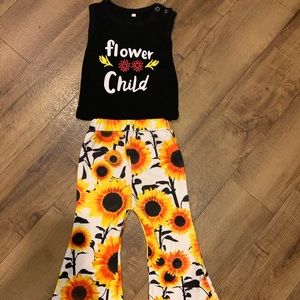 Toddler Sunflower set